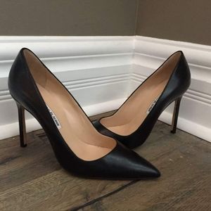 Manolo Blahnik black size 8 heels